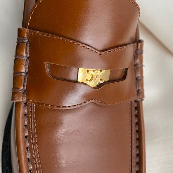 Celine "Margaret" Loafers in Brown, size 39. Fits like an 8/8.5 - Picture 3 of 10